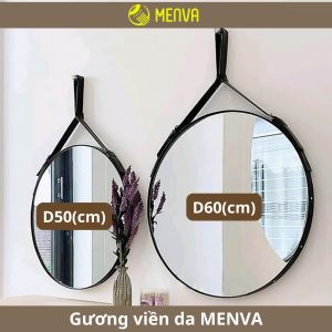 Gương viền da Menva