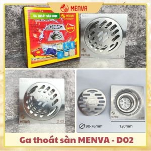 Ga thoát sàn Menva D02
